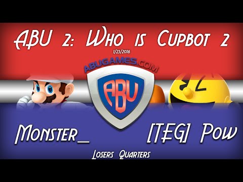ABU Monthly 2: Monster_ (Mario) vs. TEG | Pow (Pacman) - Losers Quarters