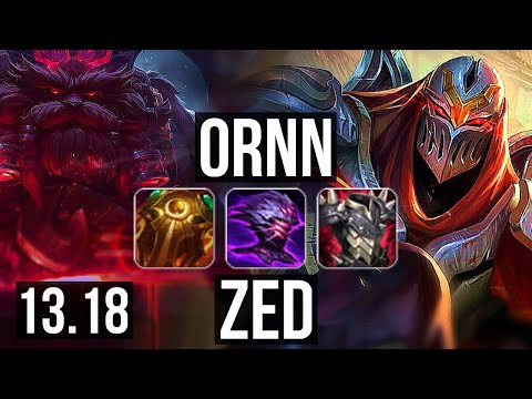 ORNN vs ZED (MID) | 7/1/14, 600+ games | NA Grandmaster | 13.18