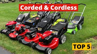Top 5 Best Corded and Cordless Lawn Mower Buying Guide 🔥🔥🔥