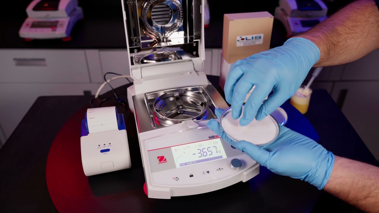Ohaus MB32 Moisture Analyzer Test
