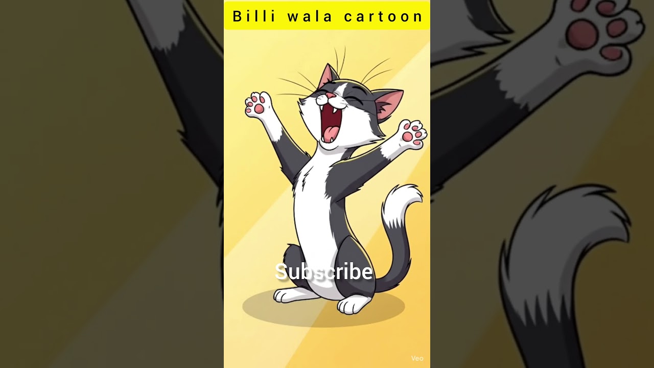 Billi wala cartoon 🐈🐱 #shorts #cat #cartoon #shaheercat
