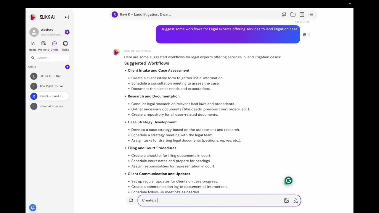 AI Agents for Legal Drafting & Case Management