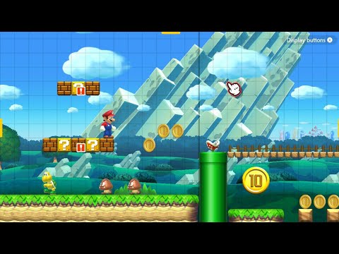 (1-1) Super Mario Maker 2 custom level: Mushroom Plains