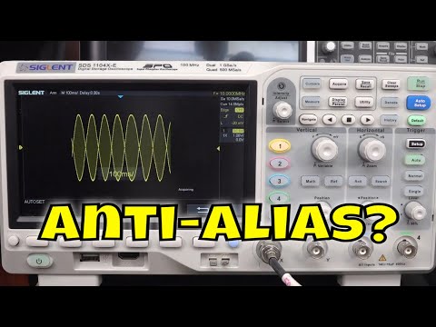 Oscilloscope Anti Alias?