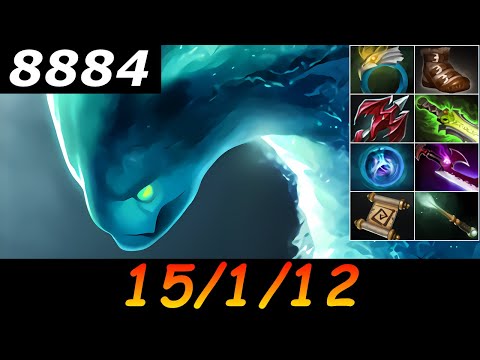 Dota 2 Morphling 8884 MMR 15/1/12 (Kills/Deaths/Assists) Ranked Full Gameplay