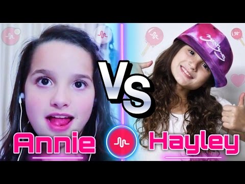 Annie LeBlanc (Bratayley) VS Hayley Bratayley Musical.ly Battle | Musically Gymnasts Compilation