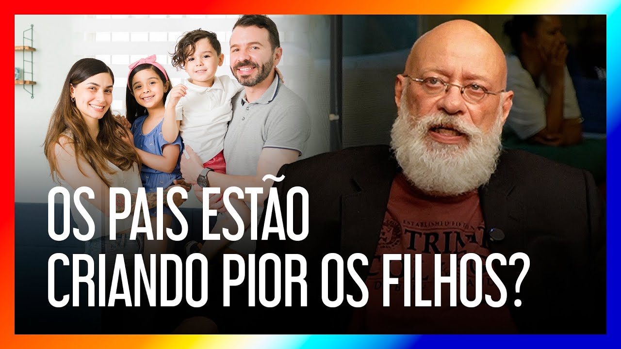 LUIZ FELIPE PONDÉ ANALISA COMO OS JOVENS SÃO CRIADOS MAL HOJE EM DIA