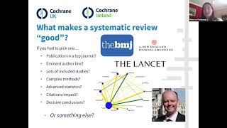 What makes a good systematic review?
