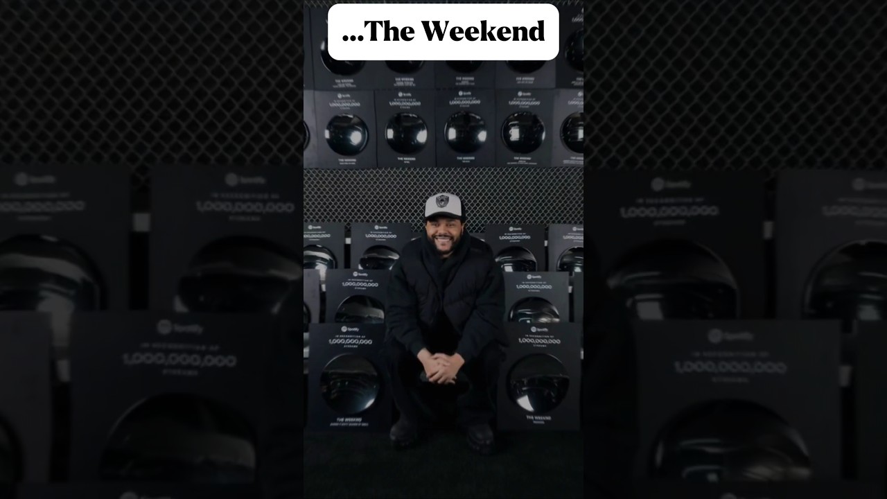 Others with 1 Billion Streams on Spotify VS. The Weeknd 🤯