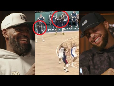 Steph Curry can't stop laughing at this moment from Olympics with LeBron and KD 😂