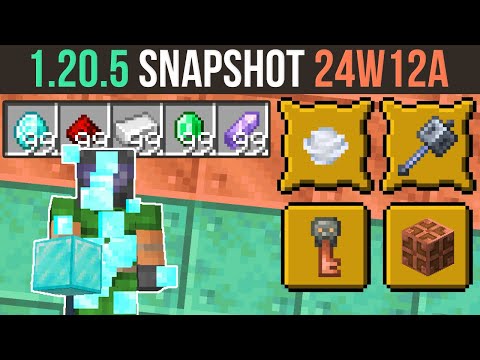 Minecraft Snapshot: NEW Custom Stack Size & TRIAL CHAMBER Map!