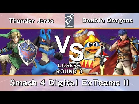 [DE] Smash 4 Digital ExTeams II - Losers 3 - Thunder Jerks vs Double Dragons