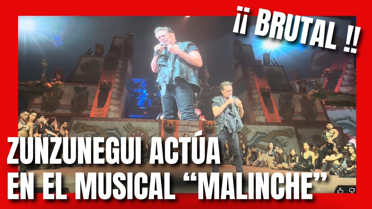 ¡¡BRUTAL!! ZUNZUNEGUI ACTÚA EN EL MUSICAL "MALINCHE", DE NACHO CANO. #mexico #zunzunegui #sheinbaum