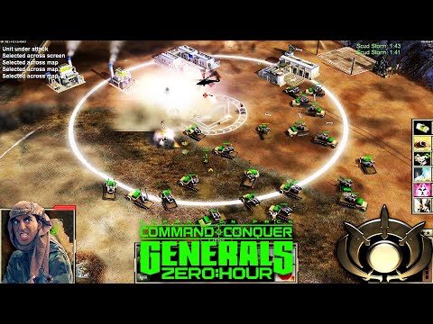 GLA Stealth vs China Nuke vs USA Air Force $10K | 2vs2vs2 | Command & Conquer Generals Zero Hour