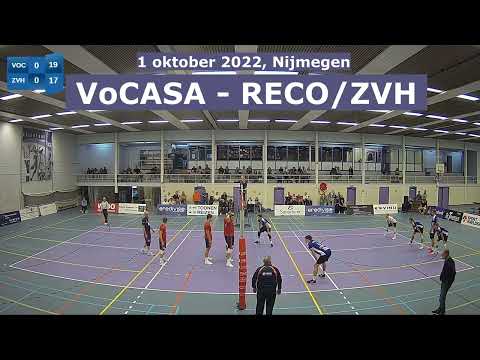 2022-10-01 VoCASA - RECO ZVH (samenvatting 14 min.) Eredivisie Heren Volleybal
