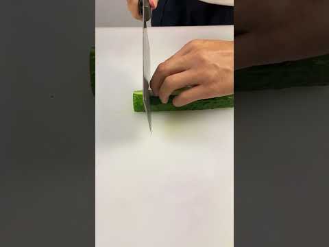A different way to cut cucumbers