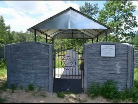 Żarnów. Cmentarz żydowski w latach 2011 i 2016.