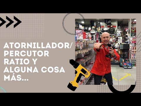 ATORNILLADOR PERCUTOR PROFESIONAL RATIO BATERIA  BRUSHLESS