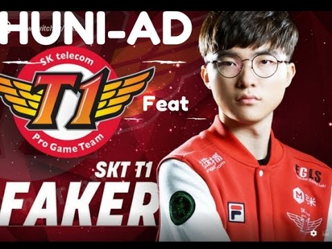 [SKT T1 Faker] - Ahri ,Huni - Ez, Effort - Karma    Korean Rank