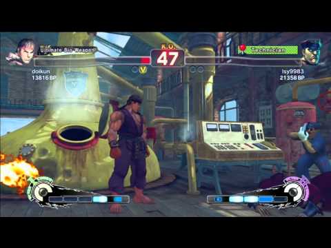 SSF4: doikun (Ryu) VS lsy9983 (M. Bison)