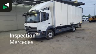 Furgoonveok Mercedes-Benz Atego 1224 4X2 12tonner Box heating 1500kg Ladebordwand Automati | Pilt 4 - Autoline
