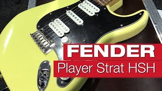 Video thumbnail for Die Fender Player Stratocaster HSH! by session