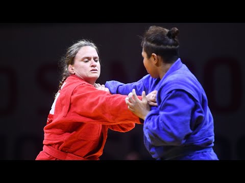 SAMBO. ORYASHKOVA (BUL) vs TAKAHASHI (JPN). World Championships 2019 in Korea. Final