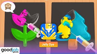 Jelly Dy‪e‬ Gameplay | Hyper casual game | Colouring game