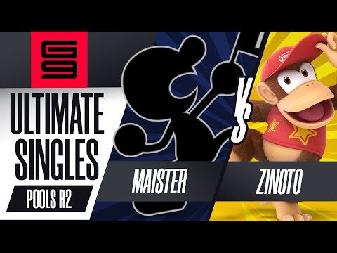 Maister (Game & Watch) vs Zinoto (Diddy Kong) - Ultimate Singles Pools Winners SF  - Genesis 9