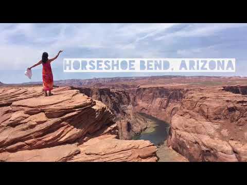 Horseshoe Bend, Arizona 马蹄弯形峡谷, 美国 Video