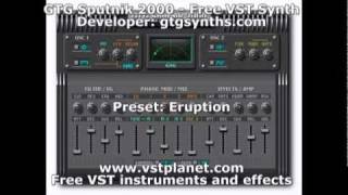 Video thumbnail for GTG Sputnik 2000 - Free VST synth - vstplanet.com by Plugins Collection