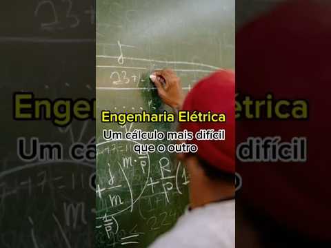 Engenharia Elétrica: um cálculo mais difícil que o outro #engenhariaeletrica