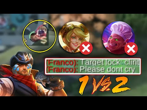 HOW TO PLAY 1vs2 IN GOLD LANE USING CLINT!🔥 THEY TRIED TO BULLY CLINT GONE WRONG! (must watch) MLBB