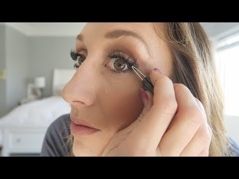 How to put on false lashes! + My FAVORITE cheap lashes! Video