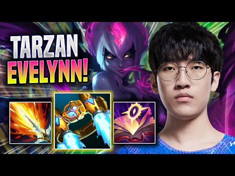 TARZAN DESTROYING WITH EVELYNN! - LNG Tarzan Plays Evelynn JUNGLE vs Karthus! | Season 2022