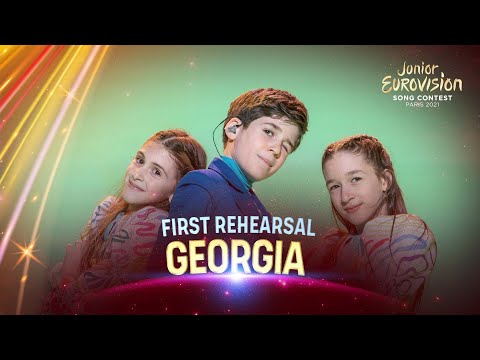 Niko Kajaia - Let's Count The Smiles - First Rehearsal - Georgia 🇬🇪 - Junior Eurovision 2021