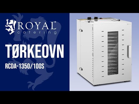 video - Tørkeovn - 1,500 W - 16 hyller