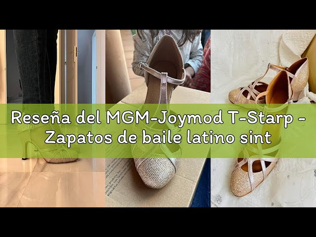 Vídeo relacionado con MGM-Joymod T-Starp - Zapatos de Baile Latino sintéticos con Mujer para Bodas Bailes de Baile Latino,TH101 Champán 5cm Tacón,37 EU