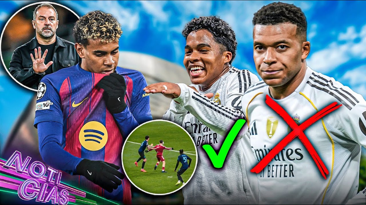 Mbappé FUERA, ¿turno de Endrick? | Flick: ¿Lamine molesto? ¡Al banquillo! | Inter explota x penal