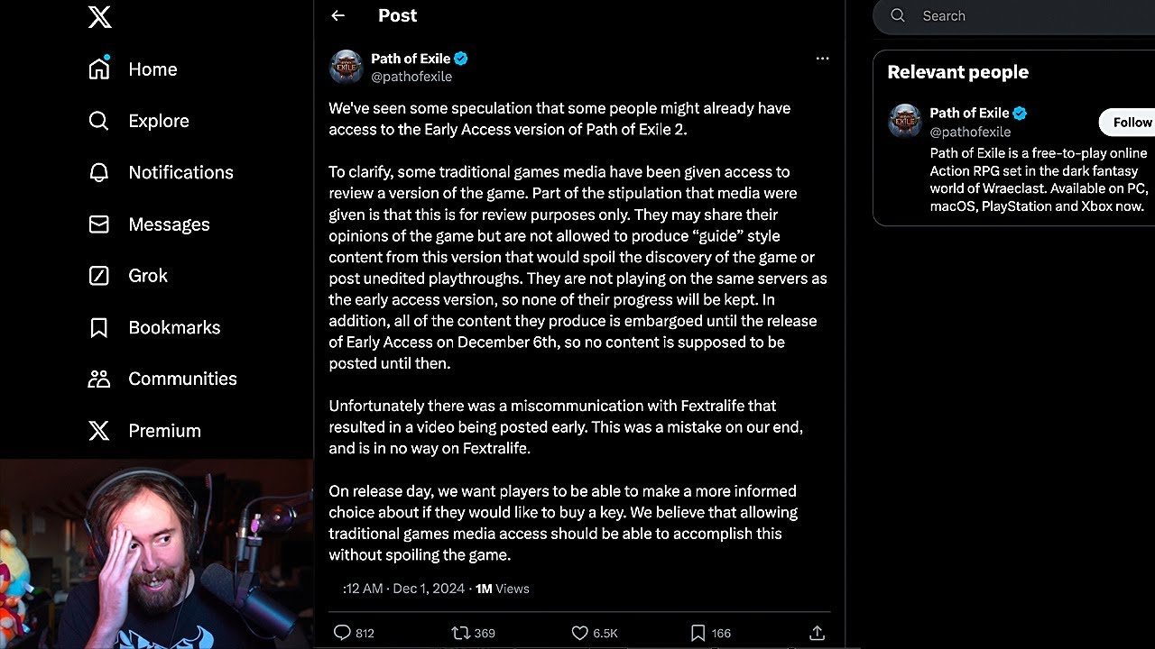 Path of Exile Leak Drama