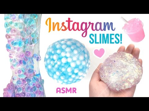 5 MORE Amazing Instagram DIY Slimes!! ASMR AF Video