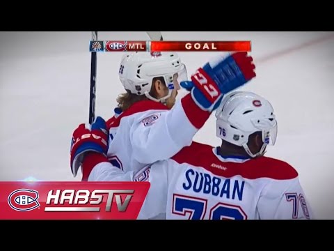 Petry bat Vasilevskiy d'un tir de la pointe / Petry beats Vasilevskiy with a shot from the point