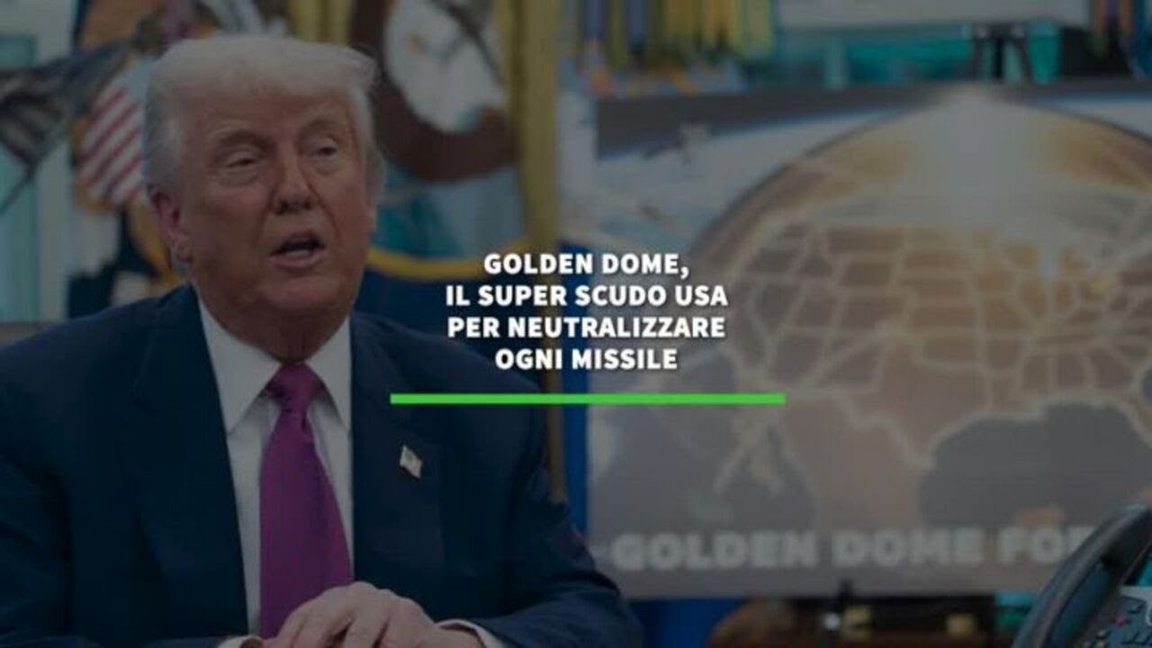 Golden Dome, il super scudo Usa per neutralizzare ogni missile