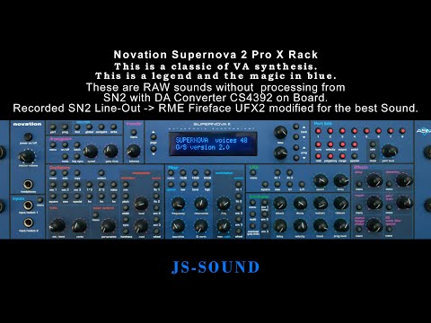 Novation Supernova II Pro X magic in blue