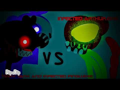 ROMAIN WORLD/ TINKY TANK AND INFECTED PINGU.EXE VS INFECTED ARTHUR.EXE /ANIMATION