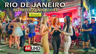 🇧🇷 Rio’s Best Nightlife District? — Botafogo Night Walk 【 4K UHD 】