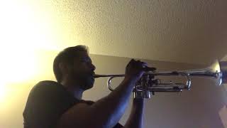 Playing along with “Stay The Night” by The Internet.  Trumpet with mute.
