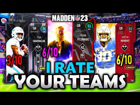 I RATE YOUR TEAMS EP. 6 - Madden 23 Ultimate Team