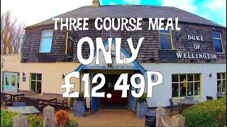 Three Course Meal Only £12:49p