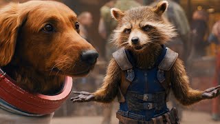 Rocket and Cosmo - Knowhere Scene - The Guardians of the Galaxy Holiday Special (2022)